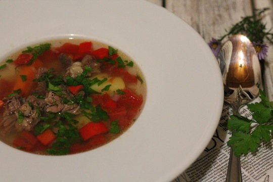 Суп з яловичини в мультиварці: покроковий кулінарний рецепт