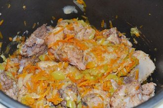 Свинина з овочами в мультиварці: покроковий кулінарний рецепт
