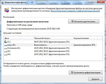 Як здійснюється дефрагментація дисків в Windows 7?