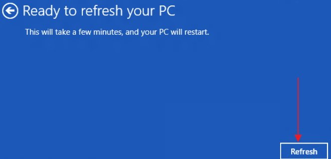 Як відкотити систему Windows 8 і її оновлення