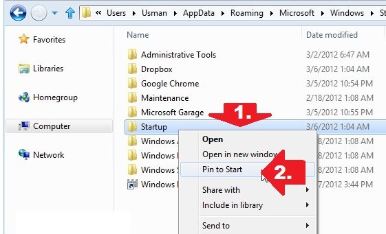 Настройка параметрів автозавантаження програм в OS Windows 8: прості способи