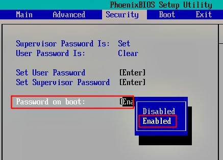 Як поставити пароль на компютер?