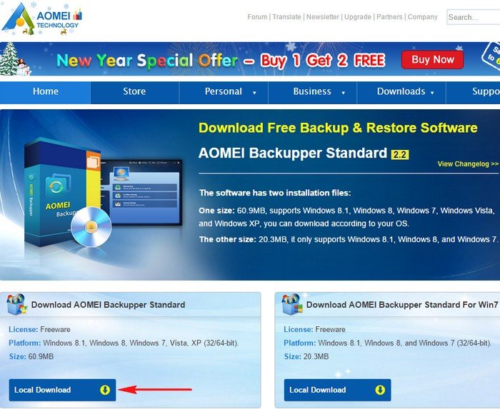 Як відновити Windows 7, 8, 8.1, 10 з резервної копії за допомогою завантажувального диска програми AOMEI Backupper Standard