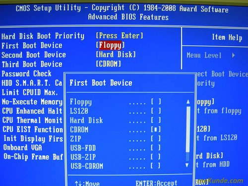 Інструкція по установці операційної системи Віндовс XP з флешки