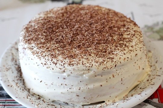 Бісквітний торт в мультиварці: покроковий кулінарний рецепт