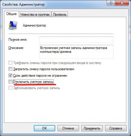 Як включити обліковий запис адміністратора Windows 7?