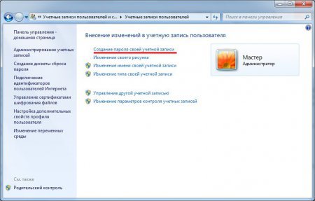 Як поставити пароль на Windows 7, 8 і XP?