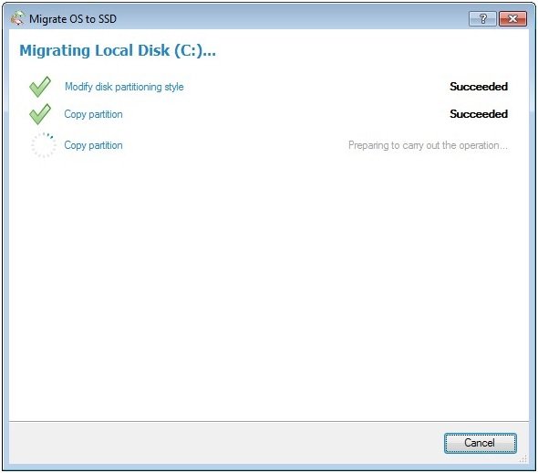 Перенесення операційної системи Windows на SSD