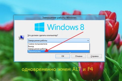 Як перезавантажити компютер з Windows 8