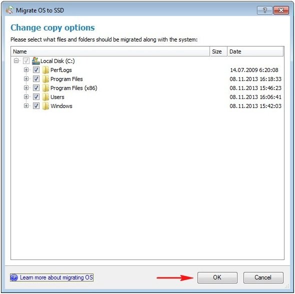 Перенесення операційної системи Windows на SSD