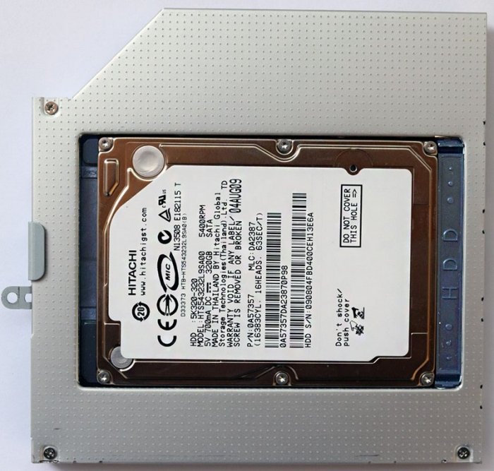 Заміна DVD приводу на додатковий ЖОРСТКИЙ диск або твердотільний накопичувач SSD