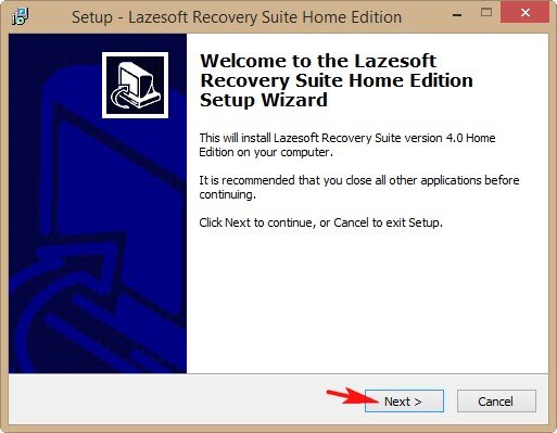 Lazesoft Відновлення Suite Home інструкція