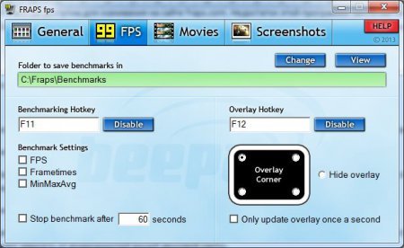 Програма для запису відео під час гри з екрану монітора
