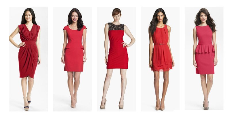 З чим носити червоне плаття?