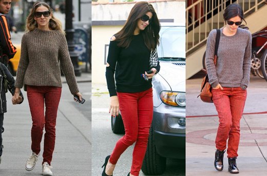 З чим носити червоні джинси? Твій яскравий і зухвалий стиль
