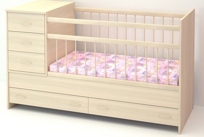 Ліжко трансформер для новонароджених — практична і зручна річ