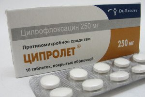 Антибіотик ципролет і його використання при ангіні у дорослих пацієнтів
