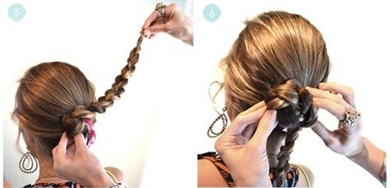 Як зробити пучок на довге волосся: покрокові фото + відео