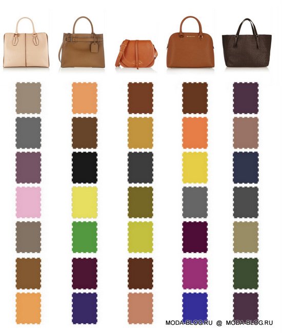 Кольори взуття, відповідні до сумок різних кольорів   modnaya krasivaya.ru