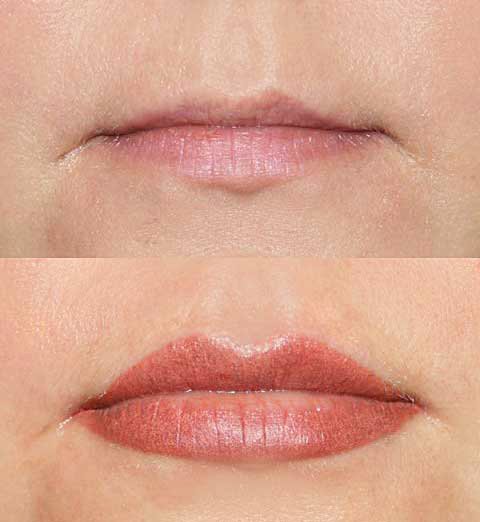Татуаж губ: види, фото до і після, відгуки