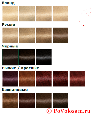 Фарба для волосся garnier – різноманітність палітри