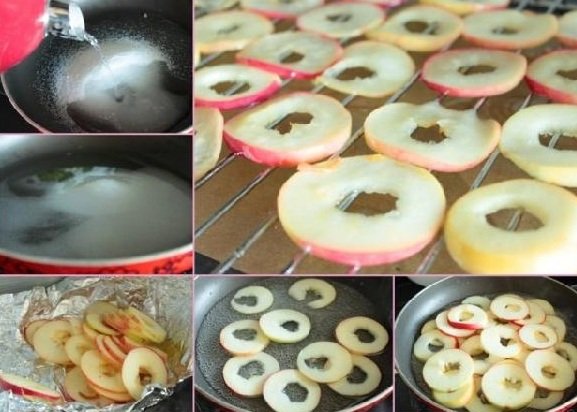 Яблучні чіпси в духовці рецепт з фото