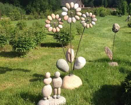 Вироби для дачі своїми руками: 12 фігурок з каменів