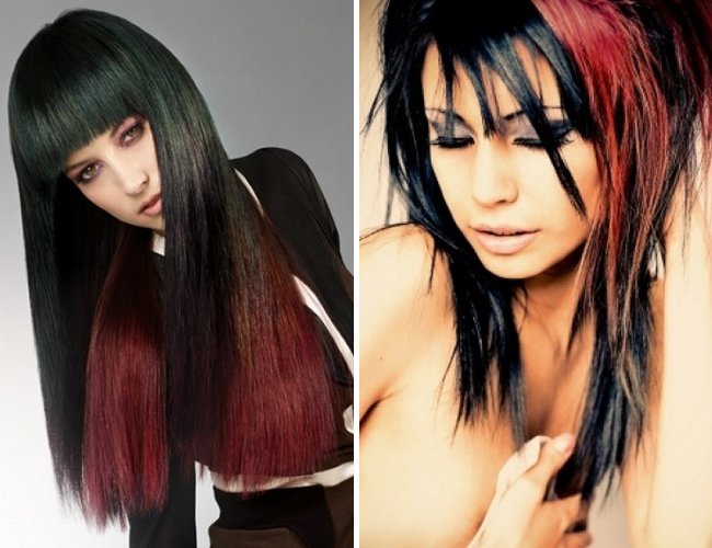 Чорний колір волосся — ідеальний колір для фатальних і впевнених у собі жінок