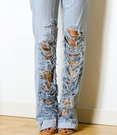 Як зробити рвані джинси в домашніх умовах?