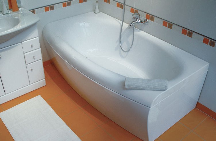 Миття акрилової ванни — як доглядати за ванною?