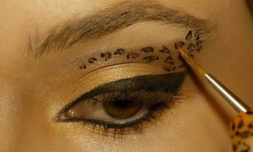 Правила створення леопардового макіяжу і фото до них