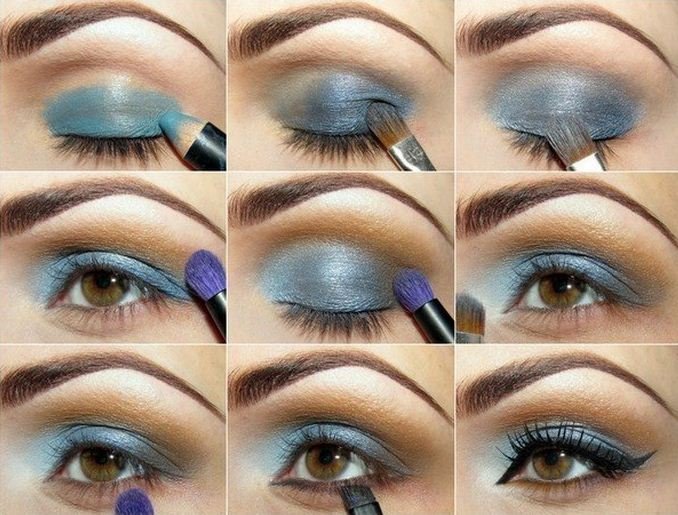 Якими способами можна виконати макіяж синій