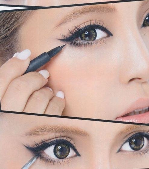 Як намалювати красиві стрілки на очах? Використовувати олівець?