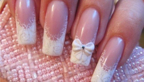 Барвистий дизайн нігтів для нареченої   фото та приклади весільного манікюру