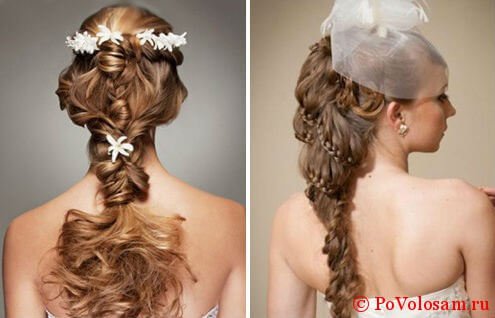 Варіанти весільних зачісок з косами на довге волосся
