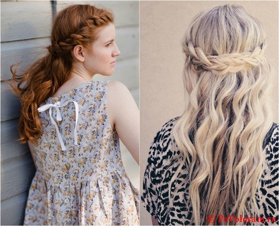Варіанти весільних зачісок з косами на довге волосся