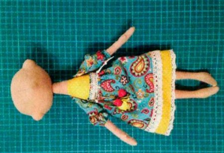 Інтерєрна лялька своїми руками з викрійками.