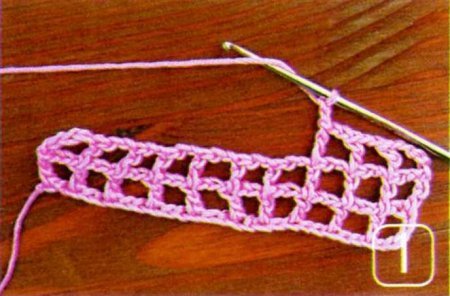 Філейна сітка плетена гачком для початківців.