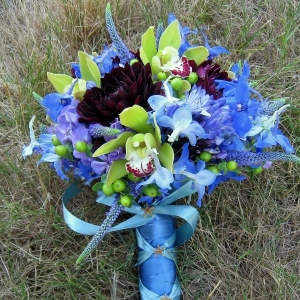 Весільні букети з орхідей для найвибагливіших наречених