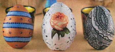Декор великодніх яєць своїми руками.
