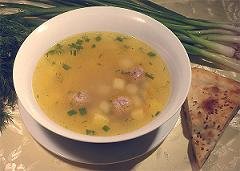 Рецепт як приготувати суп з фрикадельками