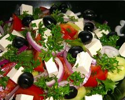 Рецепт приготування грецького салату і соусу