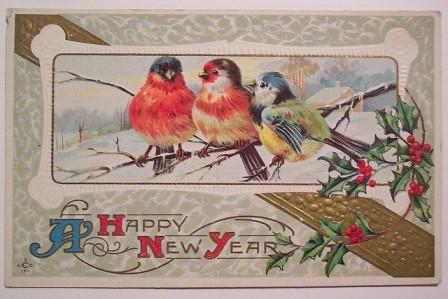 Старі англійські листівки з Новим Роком – Happy New Year cards