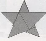 Пятикутна зірка – орігамі з паперу