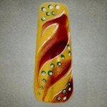 Новорічний дизайн нігтів «Іскри свята» – фото