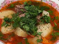 Рецепт супу Шурпа з яловичини або баранини