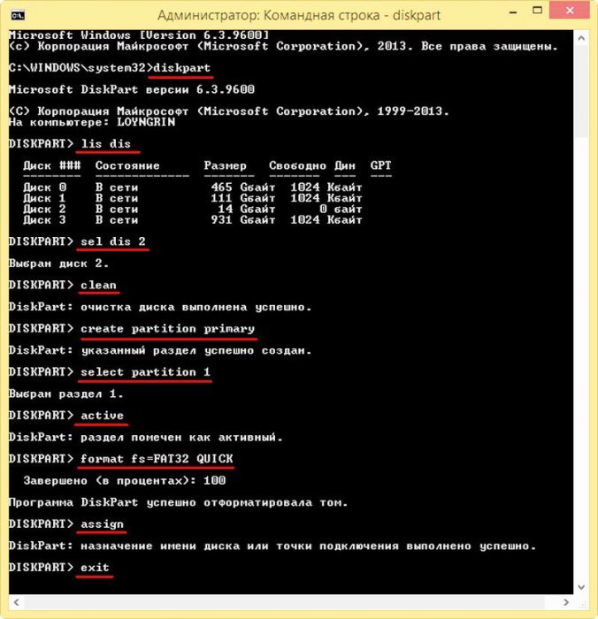 Як створити завантажувальну флешку Windows 10 за допомогою командного рядка