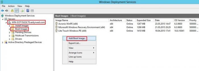 Установка Windows 8.1 по мережі за допомогою WDS (Windows Deployment Service)
