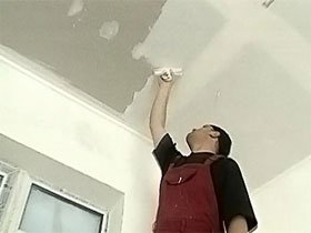 Як правильно шпаклювати стелю з гіпсокартону