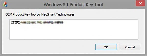 Як дізнатися OEM ключ ліцензійної Windows 8.1 ноутбука, якщо на ньому немає жорсткого диска. Або іншими словами, як дізнатися ключ Windows 8.1 «вшитий» в BIOS ноутбука